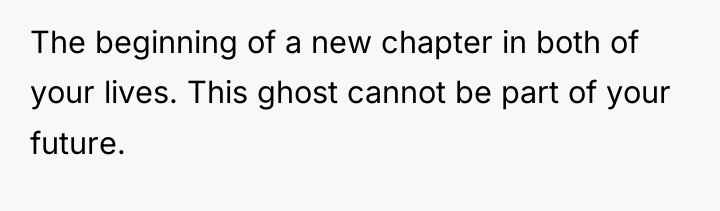 The beginning of a new chapter in both of your...