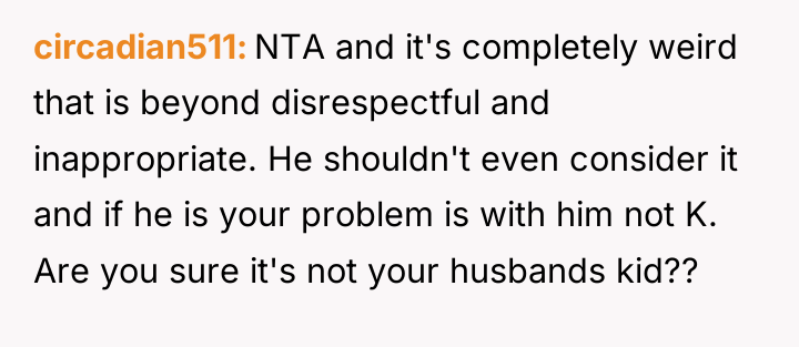 circadian511 NTA and it's completely weird that is beyond disrespectful...
