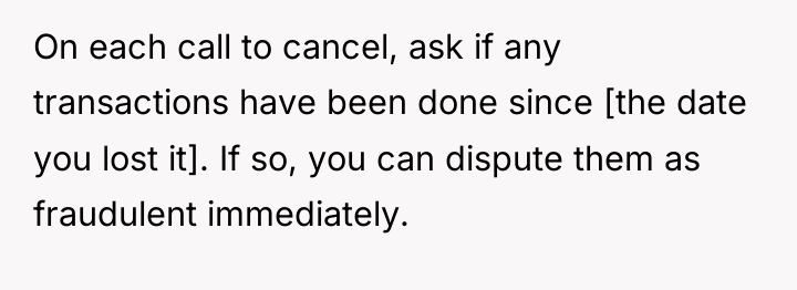 On each call to cancel, ask if any transactions have...