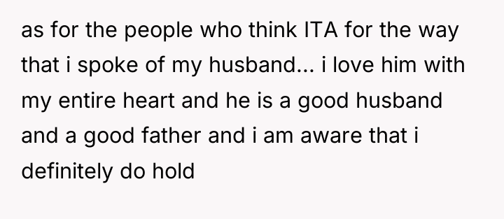 as for the people who think ITA for the way...