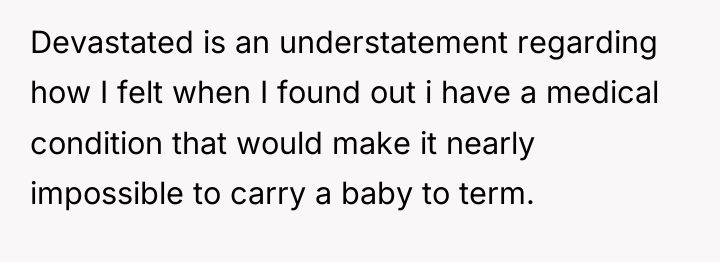 Devastated is an understatement regarding how I felt when I...