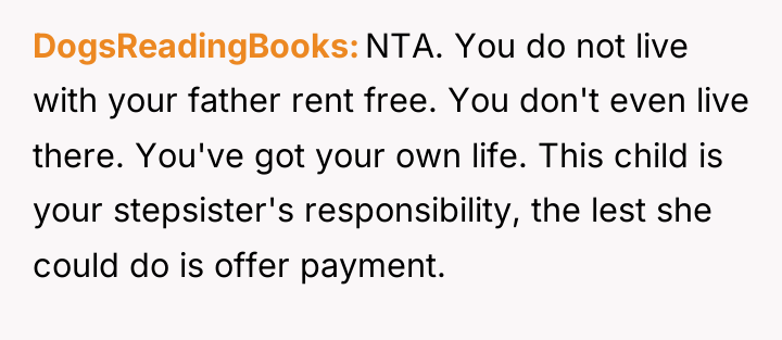 DogsReadingBooks NTA. You do not live with your father rent...