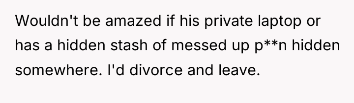 Wouldn't be amazed if his private laptop or has a...