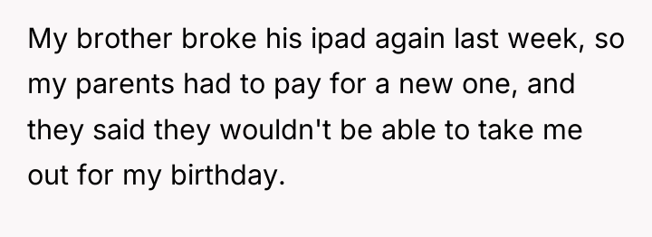 My brother broke his ipad again last week, so my...