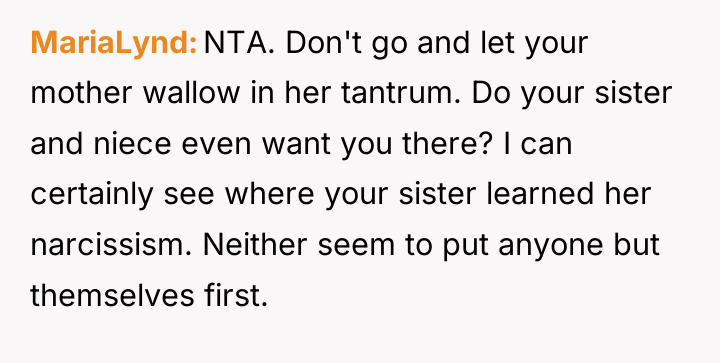 MariaLynd NTA. Don't go and let your mother wallow in...
