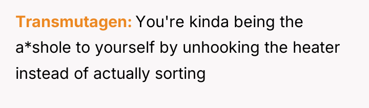 Transmutagen You're kinda being the a*shole to yourself by unhooking...