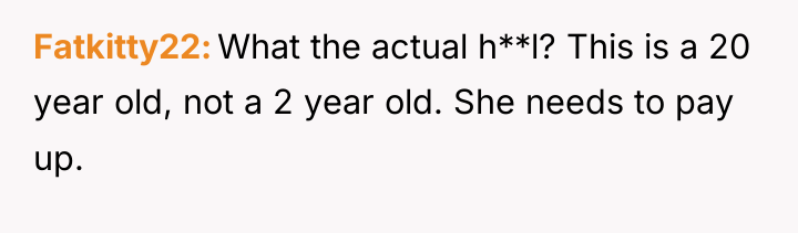 Fatkitty22 What the actual h**l? This is a 20 year...