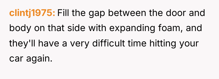 clintj1975 Fill the gap between the door and body on...