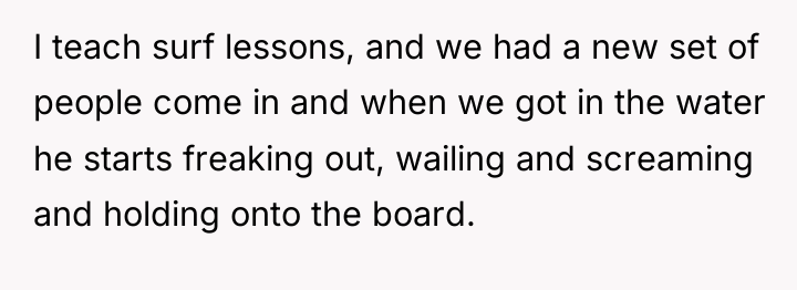 I teach surf lessons, and we had a new set...