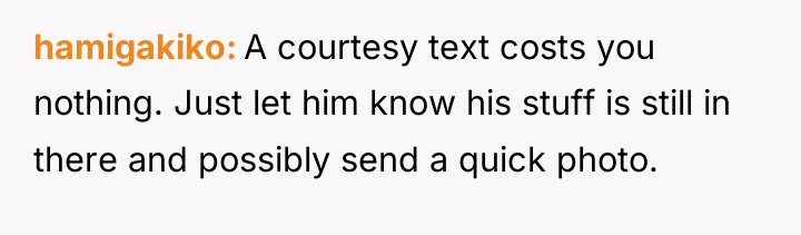 hamigakiko A courtesy text costs you nothing. Just let him...