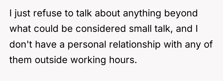 I just refuse to talk about anything beyond what could...