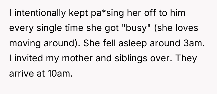 I intentionally kept pa*sing her off to him every single...
