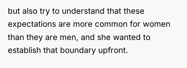 but also try to understand that these expectations are more...