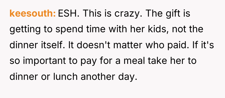 keesouth ESH. This is crazy. The gift is getting to...