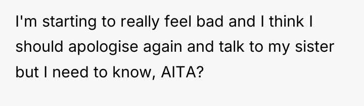 I'm starting to really feel bad and I think I...