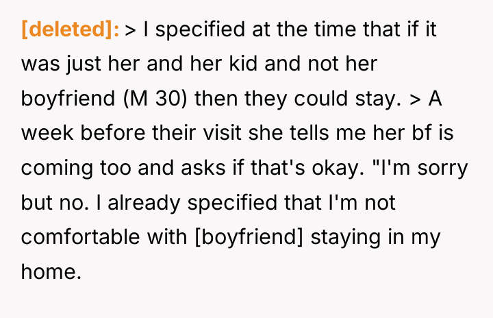 [deleted] > I specified at the time that if it...