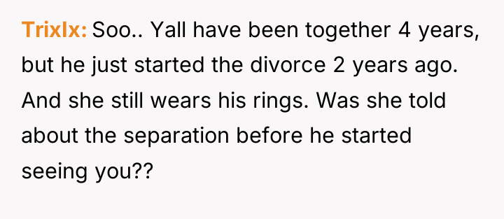 TrixIx Soo.. Yall have been together 4 years, but he...