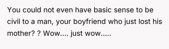 You could not even have basic sense to be civil...