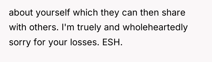 about yourself which they can then share with others. I'm...