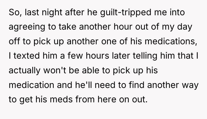 So, last night after he guilt-tripped me into agreeing to...