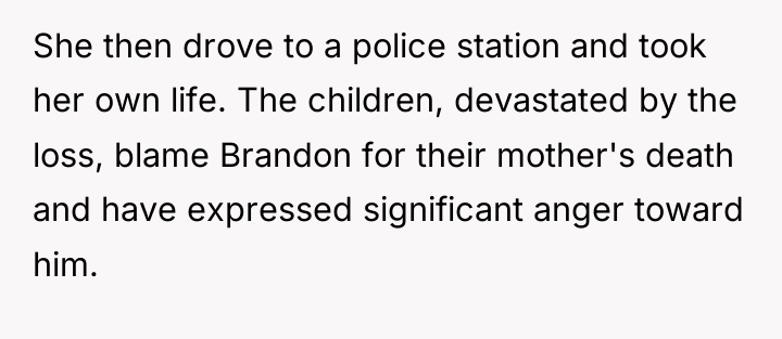 She then drove to a police station and took her...
