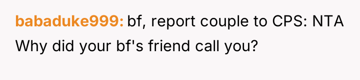 babaduke999 bf, report couple to CPS: NTA Why did your...