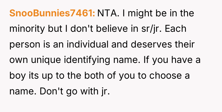 SnooBunnies7461 NTA. I might be in the minority but I...