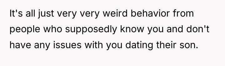 It's all just very very weird behavior from people who...