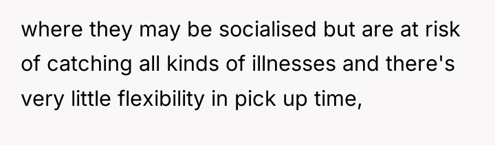 where they may be socialised but are at risk of...