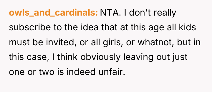 owls_and_cardinals NTA. I don't really subscribe to the idea that...