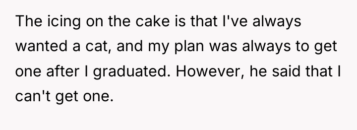 The icing on the cake is that I've always wanted...