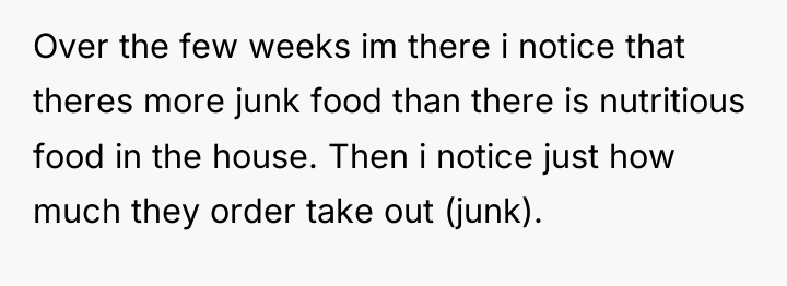 Over the few weeks im there i notice that theres...