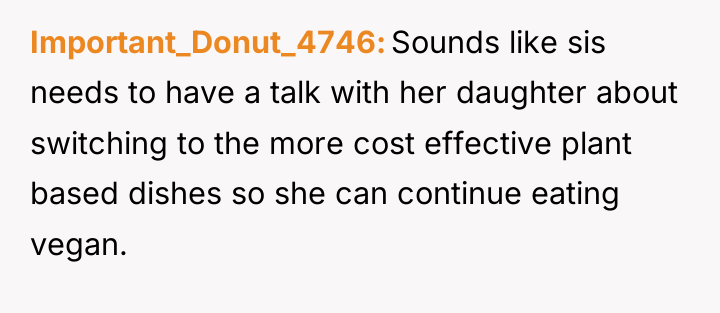Important_Donut_4746 Sounds like sis needs to have a talk with...