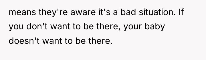 means they're aware it's a bad situation. If you don't...