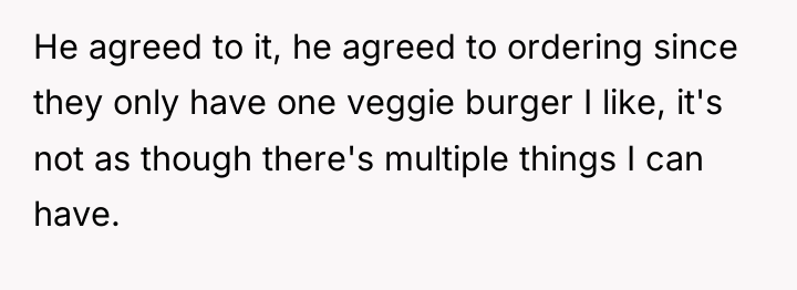 He agreed to it, he agreed to ordering since they...