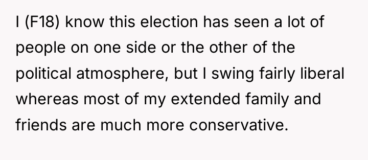 I (F18) know this election has seen a lot of...