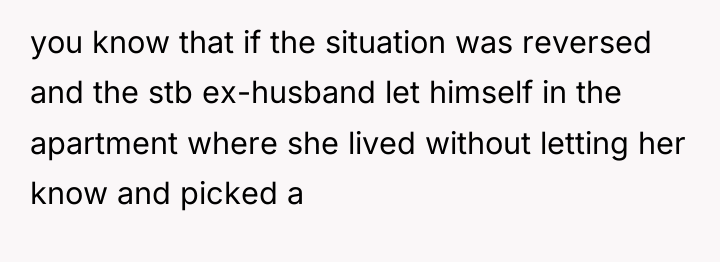 you know that if the situation was reversed and the...