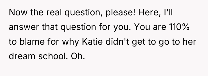 Now the real question, please! Here, I'll answer that question...