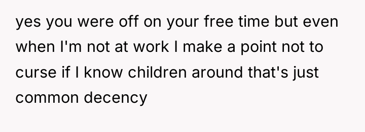 yes you were off on your free time but even...