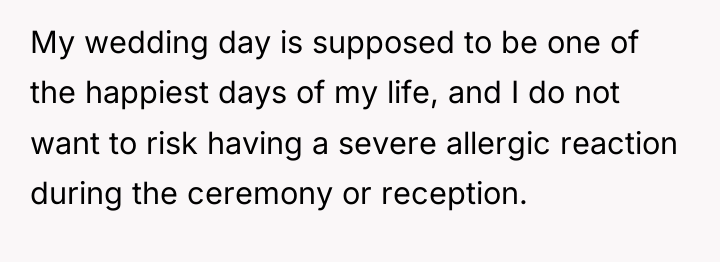 My wedding day is supposed to be one of the...