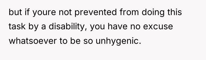 but if youre not prevented from doing this task by...