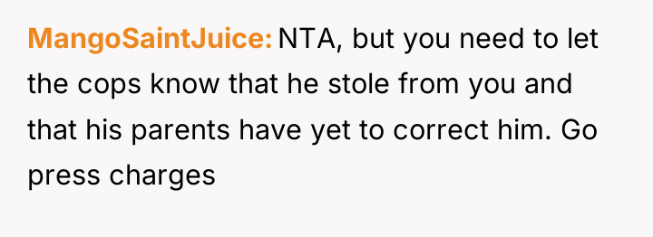 MangoSaintJuice NTA, but you need to let the cops know...