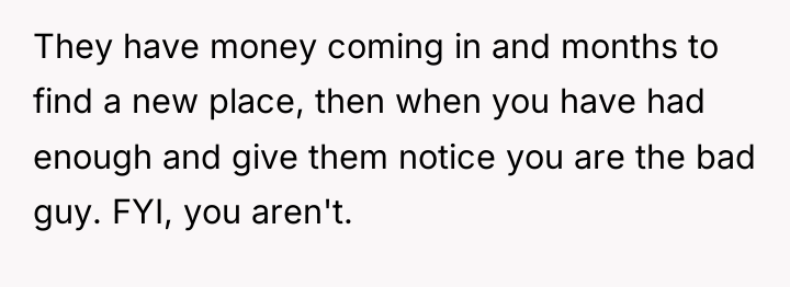 They have money coming in and months to find a...
