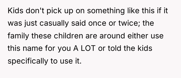 Kids don't pick up on something like this if it...