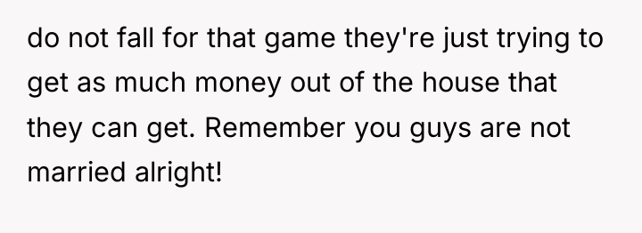 do not fall for that game they're just trying to...