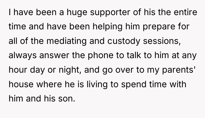 I have been a huge supporter of his the entire...