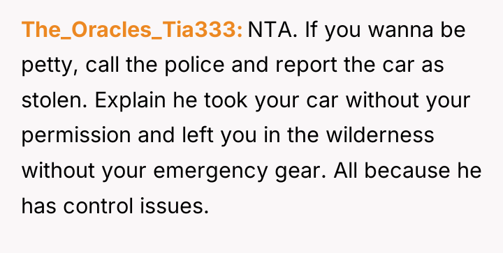 The_Oracles_Tia333 NTA. If you wanna be petty, call the police...
