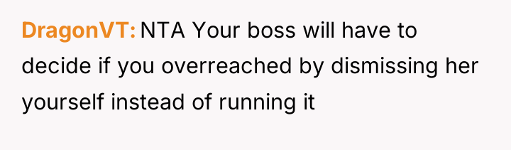 DragonVT NTA Your boss will have to decide if you...