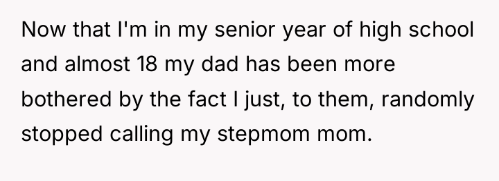 Now that I'm in my senior year of high school...