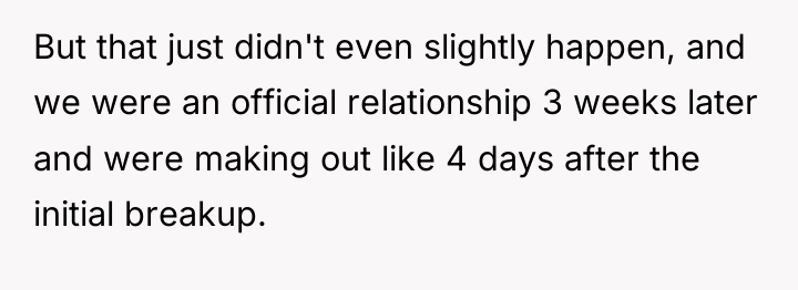 But that just didn't even slightly happen, and we were...